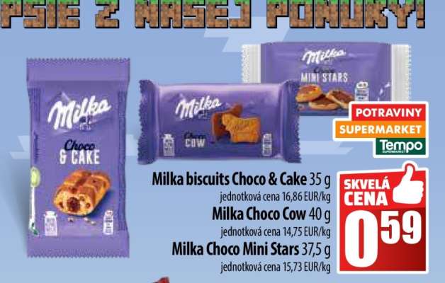 Milka biscuits Choco & Cake 35g