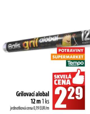 Grilovací alobal