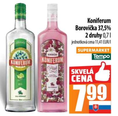 Koniferum Borovička 37,5 %