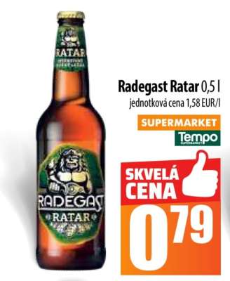 Radegast Ratar 0,5 l