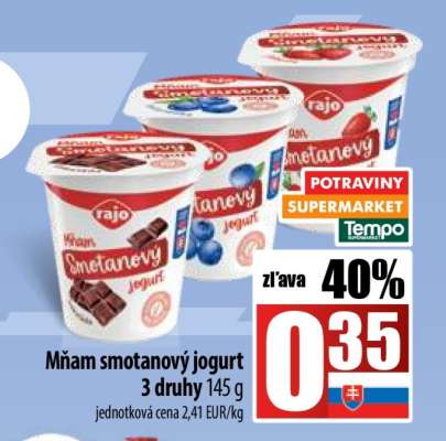 Mňam smotanový jogurt