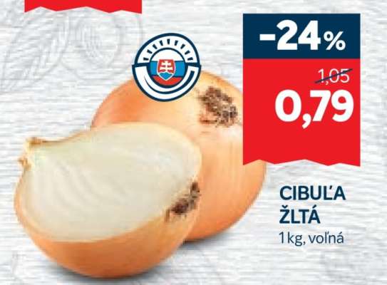 Cibule žlutá