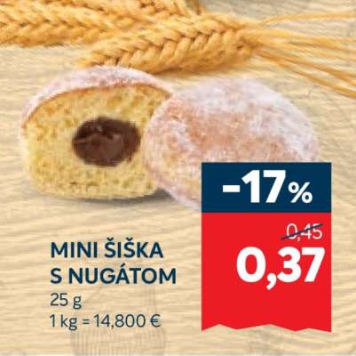 Mini šiška s nugátom
