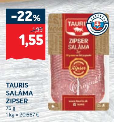 TAURIS Saláma Zipser