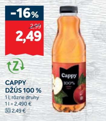 CAPPY DŽÚS 100 %