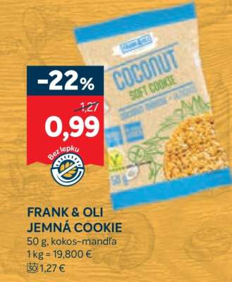 FRANK & OLI JEMNÁ COOKIE