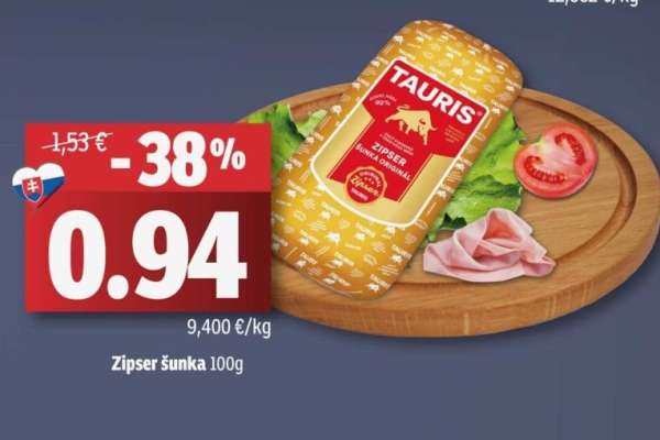 Zipser šunka 100g