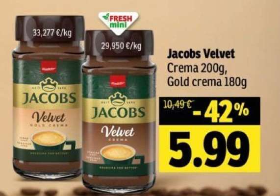 Jacobs Velvet Crema