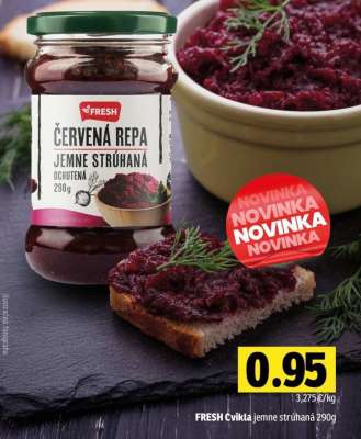 FRESH Červená řepa jemně strouhaná