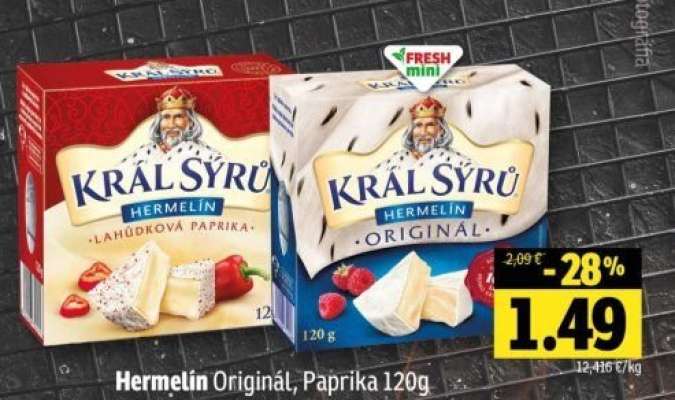 Hermelín Originál, Paprika 120g