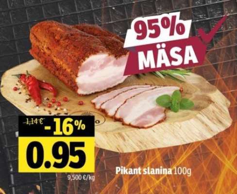 Pikant slanina 100g