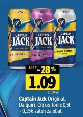Captain Jack Original, Daiquiri, Citrus Tonic