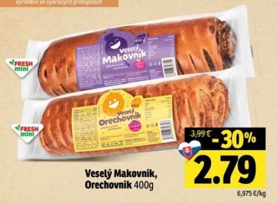 Veselý Makovník, Orechovník 400g