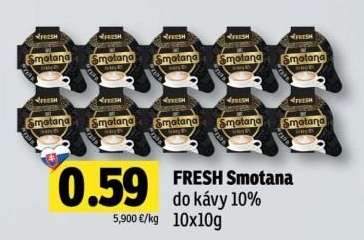FRESH Smotana do kávy 10%
