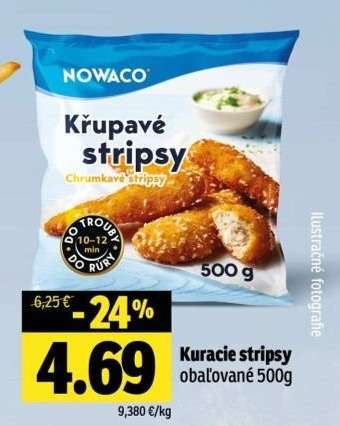 Kuracie stripsy obalované 500g