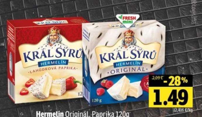 Hermelín Originál, Paprika 120g