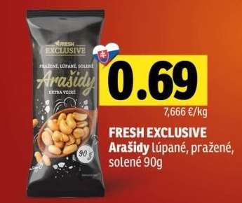 FRESH EXCLUSIVE Arašídy