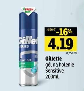Gillette Gél na Holenie Sensitive