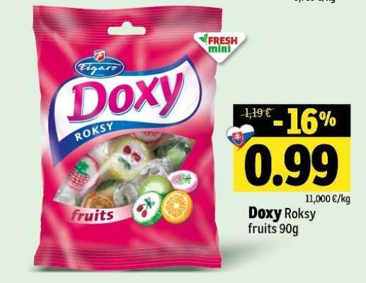 Doxy Roksy fruits 90g