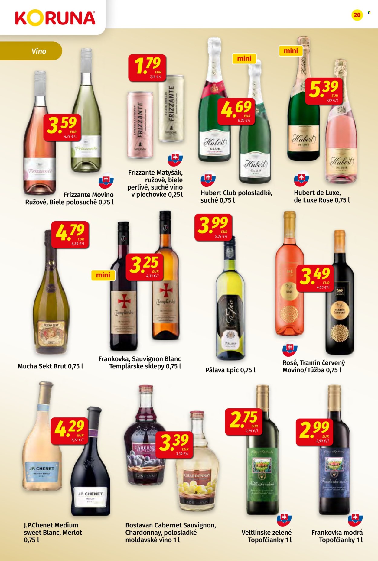 Leták Potraviny KORUNA - 9.5.2025 - 21.5.2025.