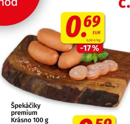 Špekáčky premium Krásno 100 g