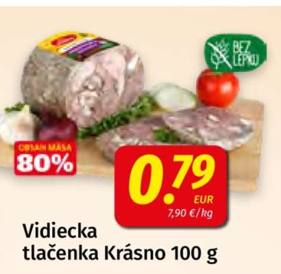 Vidiecka tlačenka Krásno 100 g