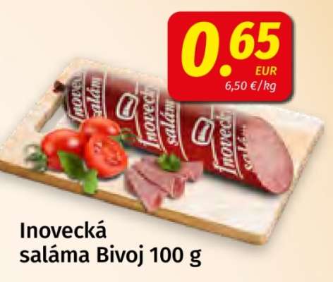 Inovecká saláma Bivoj 100 g