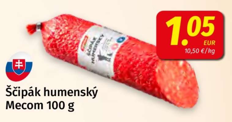 Sčipák humenský Mecom 100 g