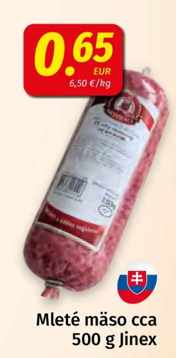 Mleté mäso cca 500 g Jinex