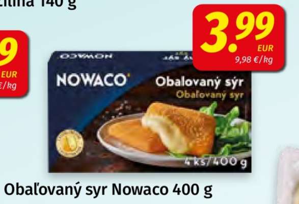 Obalovaný syr Nowaco 400 g