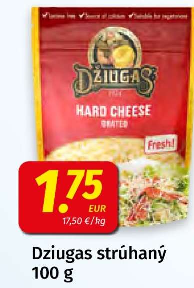 Džiugas strúhaný 100 g