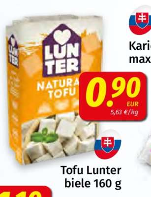 Tofu Lunter biele 160 g