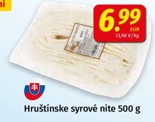 Hruštinske syrové nite 500 g