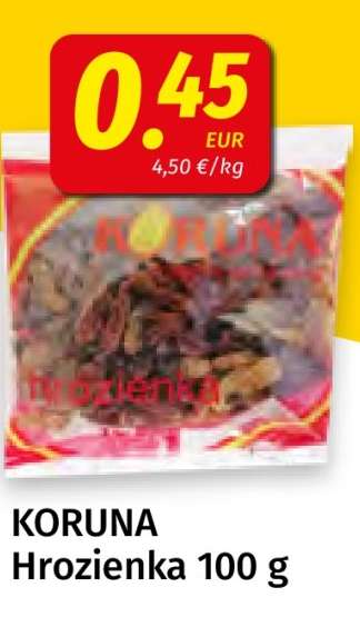 KORUNA Hrozienka 100 g