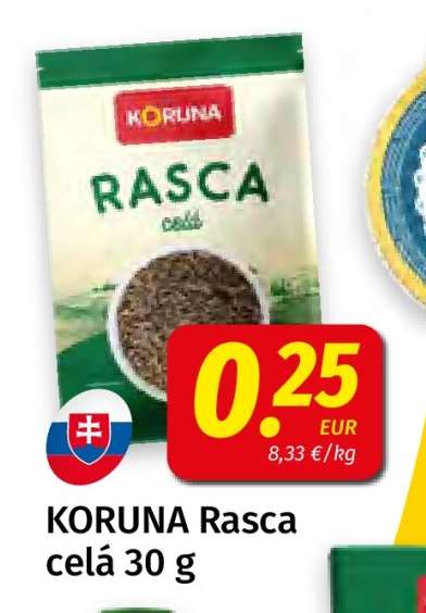 KORUNA Rasca celá 30 g