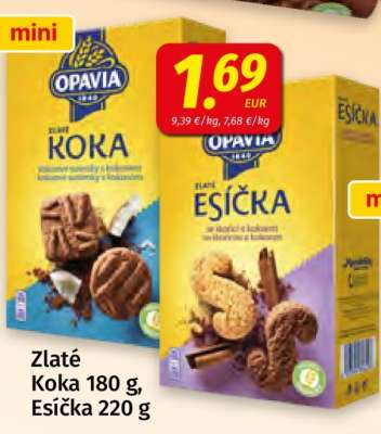 Zlaté Koka 180 g, Esíčka 220 g