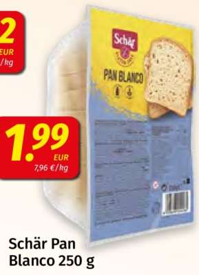 Schär Pan Blanco 250 g
