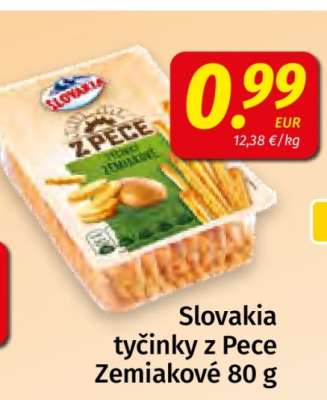Slovakia tyčinky z Pece Zemiakové 80 g