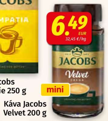 Káva Jacobs Velvet 200 g