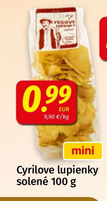 Cyrilove lupienky solené 100 g