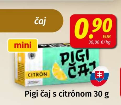 Pigi čaj s citrónom 30 g