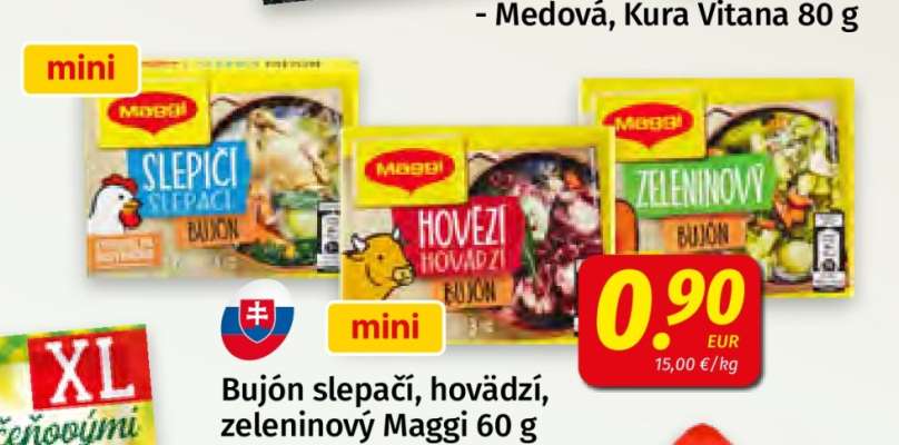 Bujón slepačí, hovězdí, zeleninový Maggi 60 g