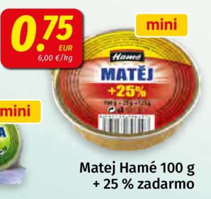 Matej Hamé 100 g + 25 % zadarmo