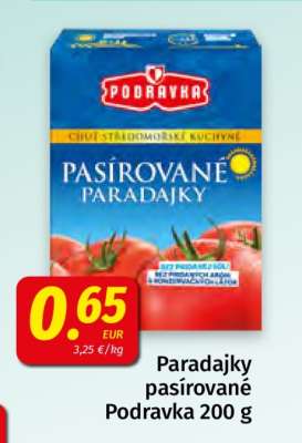 Paradajky pasírované Podravka 200 g