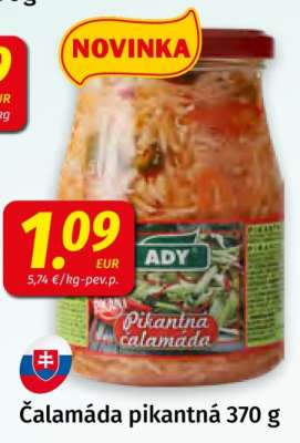 Čalamáda pikantná 370 g