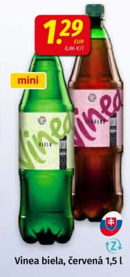 Vinea biela, červená 1,5 l