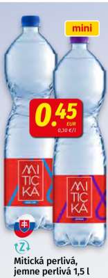 Mitická perlivá, jemne perlivá 1,5 l
