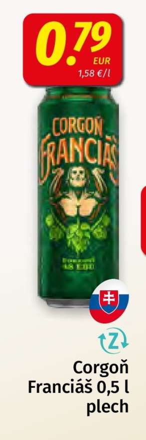 Corgoň Franciáš 0,5 l plech