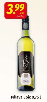 Pálava Epic 0,75 l
