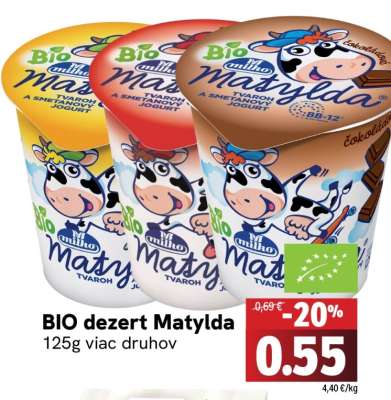 Bio dezert Matylda
